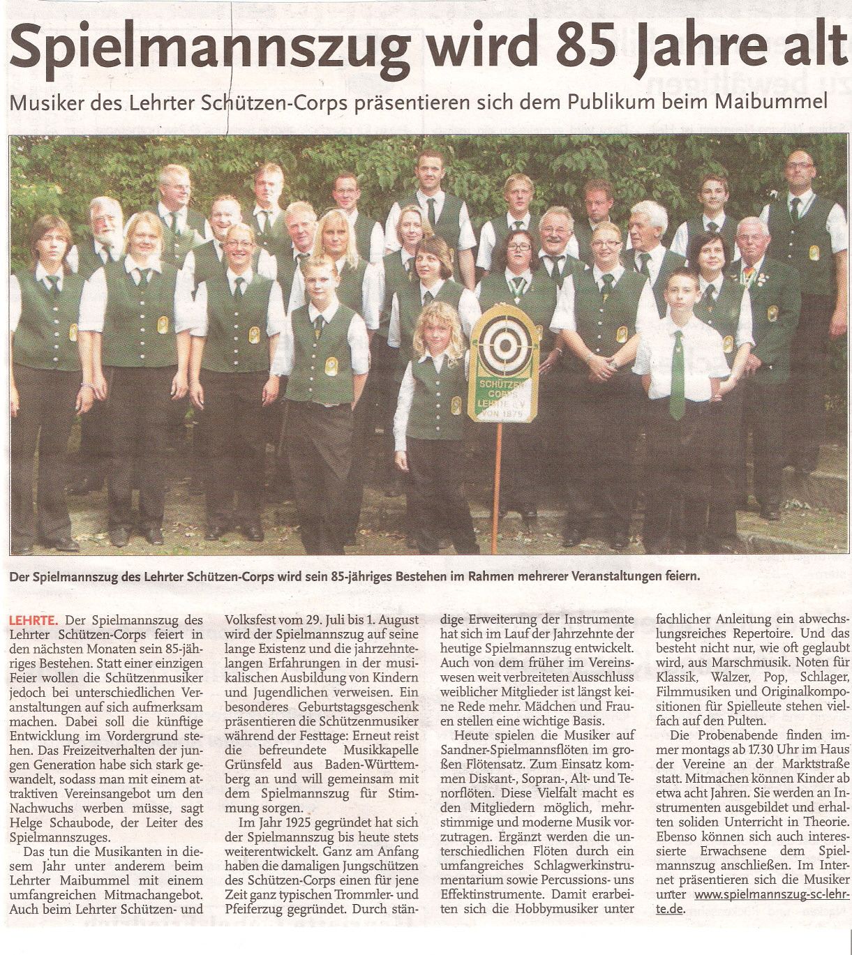 Presse_85_Jahre_SZ_2010Feb