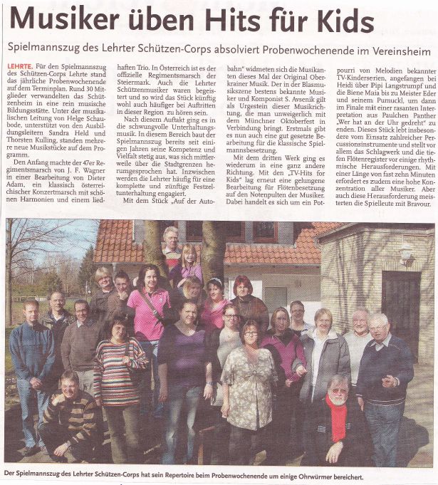 Pressemeldung_Probenwochenende_SZ_2011